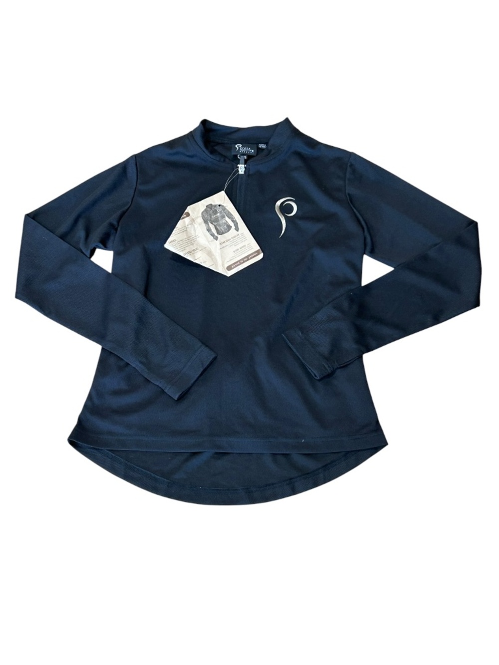 NWT Prois Hunting & Field Apparel Black 1/4 zip long sleeve New with Tag Size XS